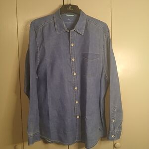Tommy Bahama Blue Casual Button Down Shirt